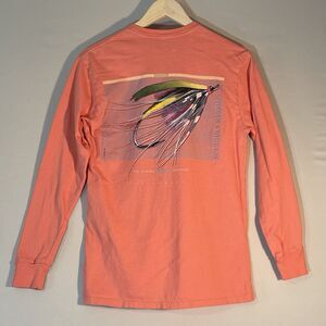 Southern Marsh Outfitter Long Sleeve Pocket Shirt 100% Cotton Size S Fly Fishing